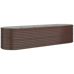Jardinière De Jardin Acier Enduit De Poudre 296x80x68 Cm Marron 8 Jardinière De Jardin Acier Enduit De Poudre 296x80x68 Cm Marron -Promos Jardin Noble Magasin 89827379 2
