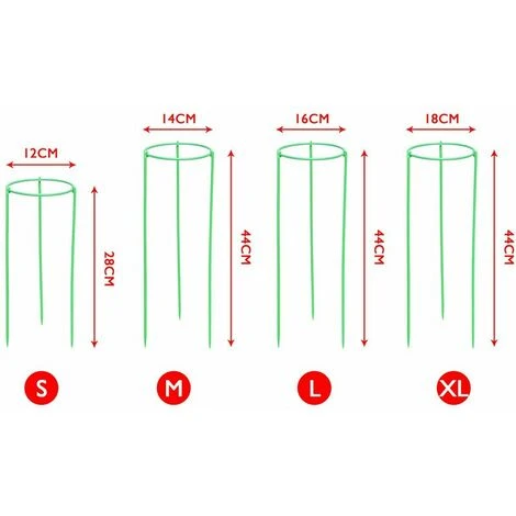 Plante Grimpante Support Grande Plante Support Cage Jardin Plante Fleur Légume Anneau,,S & 1PC 4 Plante Grimpante Support Grande Plante Support Cage Jardin Plante Fleur Légume Anneau,,S & 1PC – Image 2