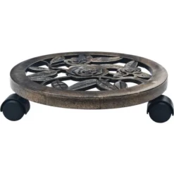 UNIQUEChariots Pour Plantes 6 Pcs Bronze 30 Cm Plastique3,62 Kg,Magnifique & Montage Facile67220 -Promos Jardin Noble Magasin 90130796 2