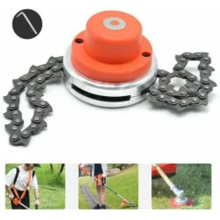 Chaine Tondeuse A Gazon Jardin A Tete Debroussailleuse (rouge)