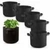 6 Pcs Sac Plantation, Non Tissé Pot En Tissu Avec Poignées Pour Plantation Pommes De Terre Tomates Fraises Végétale Fleurs Et Autres Plantes (2 Gallons) 2 6 Pcs Sac Plantation, Non Tissé Pot En Tissu Avec Poignées Pour Plantation Pommes De Terre Tomates Fraises Végétale Fleurs Et Autres Plantes (2 Gallons) -Promos Jardin Noble Magasin 90718005 1