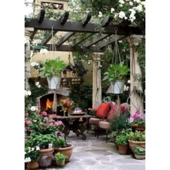 4 PCS Pot Suspendu Plante,Porte Plantes Int��rieur Ou Ext��rieur Suspension Plante Macram�� Cintre D��coration Du Jardin Avec 4 Jambes En Corde -Promos Jardin Noble Magasin 90825914 4