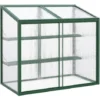 OUTSUNNY Mini Serre De Jardin 3 Niveaux Dim. 110L X 60l X 98H Cm Double Porte Toit Ouvrant Alu. Vert Polycarbonate 1 OUTSUNNY Mini Serre De Jardin 3 Niveaux Dim. 110L X 60l X 98H Cm Double Porte Toit Ouvrant Alu. Vert Polycarbonate -Promos Jardin Noble Magasin 91064998 1