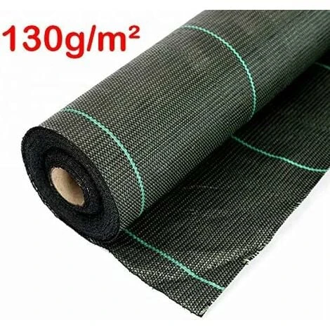 Vente Au Mètre / Largeur 5,15m Toile Bache De Paillage Vert Tissée Anti-Mauvaises Herbes 130g/m2 4 Vente Au Mètre / Largeur 5,15m Toile Bache De Paillage Vert Tissée Anti-Mauvaises Herbes 130g/m2 – Image 2