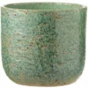 Cachepot Leo Ceramique Vert Xlarge 22x22x20cm -Promos Jardin Noble Magasin 91682539 1