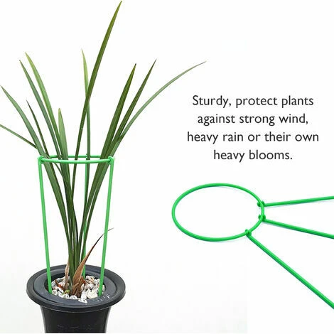 Support De Plante Grimpante Stakes Cage A Anneau-g De Support De Plante Haute Pour Legume-fleur De Plante De Jardin, Modele: S & 1PC 5 Support De Plante Grimpante Stakes Cage A Anneau-g De Support De Plante Haute Pour Legume-fleur De Plante De Jardin, Modele: S & 1PC – Image 3