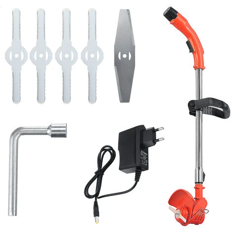 Coupe Bordure à Batterie Coupe Herbe Tondeuse électrique Débroussailleuse électrique Tondeuse à Batterie 12V 450W 18000RPM Avec 1 Batterie 2000mAh 4 Coupe Bordure à Batterie Coupe Herbe Tondeuse électrique Débroussailleuse électrique Tondeuse à Batterie 12V 450W 18000RPM Avec 1 Batterie 2000mAh – Image 2