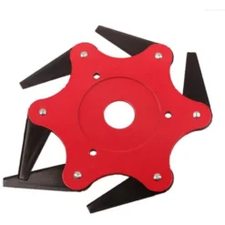 Tête De Rasoir En Acier, Mise à Niveau Professionnelle En Métal, Lame De Désherbage Universelle (rouge), 1 Pièce, Diamètre 245 Mm -Promos Jardin Noble Magasin 92001413 3