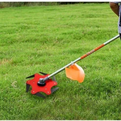 Tête De Rasoir En Acier, Mise à Niveau Professionnelle En Métal, Lame De Désherbage Universelle (rouge), 1 Pièce, Diamètre 245 Mm -Promos Jardin Noble Magasin 92001413 4