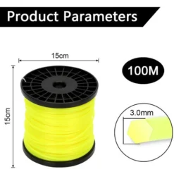 Fil De Coupe 100M Fil De Tonte Pour Débroussailleuse 11 Fil De Coupe 100M Fil De Tonte Pour Débroussailleuse -Promos Jardin Noble Magasin 92592299 5