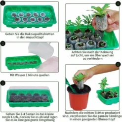 50 PCS Pastilles De Culture, Tourbe Compressée, Avec Nutriments Bloc De Nutrition Pour Semis, Pour La Culture De Plantes De Jardinage 9 50 PCS Pastilles De Culture, Tourbe Compressée, Avec Nutriments Bloc De Nutrition Pour Semis, Pour La Culture De Plantes De Jardinage -Promos Jardin Noble Magasin 92929250 3