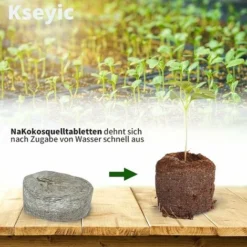 50 PCS Pastilles De Culture, Tourbe Compressée, Avec Nutriments Bloc De Nutrition Pour Semis, Pour La Culture De Plantes De Jardinage 10 50 PCS Pastilles De Culture, Tourbe Compressée, Avec Nutriments Bloc De Nutrition Pour Semis, Pour La Culture De Plantes De Jardinage -Promos Jardin Noble Magasin 92929250 4