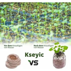 50 PCS Pastilles De Culture, Tourbe Compressée, Avec Nutriments Bloc De Nutrition Pour Semis, Pour La Culture De Plantes De Jardinage 11 50 PCS Pastilles De Culture, Tourbe Compressée, Avec Nutriments Bloc De Nutrition Pour Semis, Pour La Culture De Plantes De Jardinage -Promos Jardin Noble Magasin 92929250 5