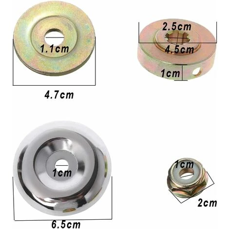 8PCS Tête De Débroussailleuse Universelle Accessoires Avec 5PCS Ecrous De Fixation Tête De Coupe Bordure Pour Débroussailleuse Stihl 4 8PCS Tête De Débroussailleuse Universelle Accessoires Avec 5PCS Ecrous De Fixation Tête De Coupe Bordure Pour Débroussailleuse Stihl – Image 2