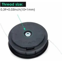 Tête De Débroussailleuse Load E Go Head,130 MM, M 10X1.25 F, Tête De Débroussailleuse Universelle En Métal, S'adapter à Toutes Les Débroussailleuses Sthil, Husquarna, Stiga -Promos Jardin Noble Magasin 93579433 3