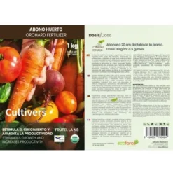 CULTIVERS Engrais Bio Verger De 5 Kg Engrais D'origine 100% Biologique Et Naturelle Microgranulée, Améliore La Productivité Des Cultures Lente Libération -Promos Jardin Noble Magasin 93581658 4
