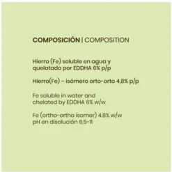 CULTIVERS Chélate De Fer 1 Kg. Verdissement De L'antichlorose. Engrais écologique Nutriment Essentiel Pour Les Plantes (6 % De Fe-EDDHA Et 4,8 % Supplémentaires). -Promos Jardin Noble Magasin 93581719 5