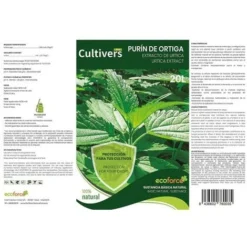 CULTIVERS Boue D'ortie Biologique, 1 L. Action Insecticide, Fongicide, Acaricide. Corrige La Chlorose Ferrique. Substance De Base Naturelle Pour La Lutte Contre Les Parasites Et Les Champignons -Promos Jardin Noble Magasin 93581917 3