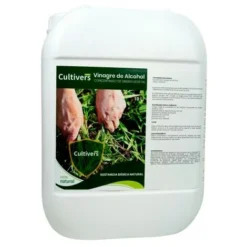 CULTIVERS Vinaigre Alcoolique 20 L. Herbicide 100% Naturel. Éliminez Les Mauvaises Herbes. Nettoyant Pour Système D'irrigation. Fongicide Et Bactéricide Régulateur Naturel Du PH.