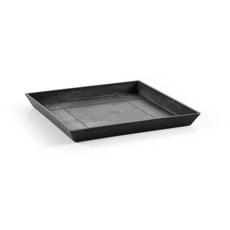 ECOPOTS Soucoupe Square 50 Gris Foncé - 43 X 43 X H. 3,5 Cm 3 ECOPOTS Soucoupe Square 50 Gris Foncé - 43 X 43 X H. 3,5 Cm