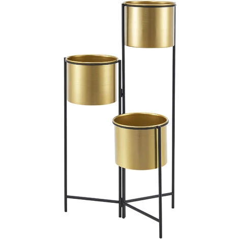 Nova Réglez 3 Porte-fleurs Idéal Pour Chaque Espace De La Maison Vases Colorées En Or Et Cadre Noir 6 Nova Réglez 3 Porte-fleurs Idéal Pour Chaque Espace De La Maison Vases Colorées En Or Et Cadre Noir – Image 4