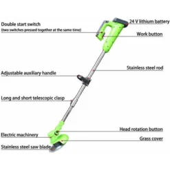 Débroussailleuse Sans Fil Avec Batterie 24V 8000mAh -Promos Jardin Noble Magasin 94720130 3