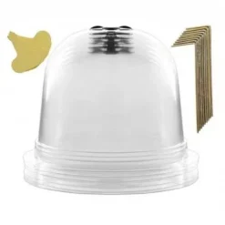 RAINBOW Lot De 6 Cloches Réutilisables En Plastique En Forme De Dme De Protection Pour Le Sol De Jardin Froid/chaud Et Les Plantes De Culture, Transparent -Promos Jardin Noble Magasin 95194172 4