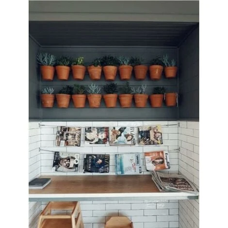 KOTARBAU Lot De 2 Pots De Fleurs En Terre Cuite Ø 17 Cm Avec Bord Pour L'intérieur Et Le Jardin 7 KOTARBAU Lot De 2 Pots De Fleurs En Terre Cuite Ø 17 Cm Avec Bord Pour L'intérieur Et Le Jardin – Image 5