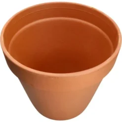 KOTARBAU Lot De 2 Pots De Fleurs En Terre Cuite Ø 19 Cm Avec Bord Pour L'intérieur Et Le Jardin -Promos Jardin Noble Magasin 95292491 4