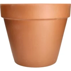 KOTARBAU Lot De 2 Pots De Fleurs En Terre Cuite Ø 19 Cm Avec Bord Pour L'intérieur Et Le Jardin -Promos Jardin Noble Magasin 95292491 5