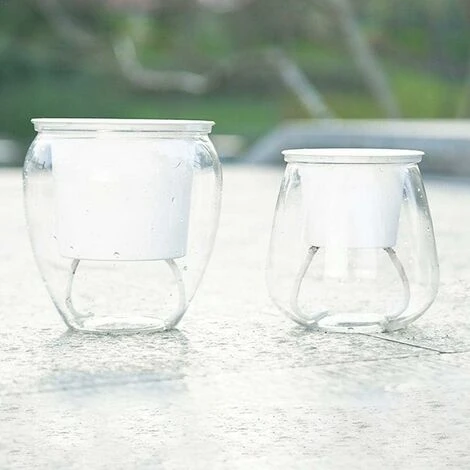 Pot à Orchidée Transparent, Pot à Fleurs élégant En Plastique, Plante Verte Charnue Par Pot De Fleur Paresseux En Plastique Absorbant Automatique Pot De Fleur - MODOU 6 Pot à Orchidée Transparent, Pot à Fleurs élégant En Plastique, Plante Verte Charnue Par Pot De Fleur Paresseux En Plastique Absorbant Automatique Pot De Fleur - MODOU – Image 4