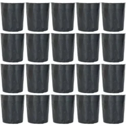 500pcs Pot De Pépinière En Plastique Contenant De Propagation De Plantes 8cmx8cm Thsinde