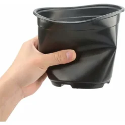Lot De 50 Pots De Fleurs En Plastique Noir De 15 Cm Pour Plantes Succulentes, Légumes Et Boutures Zhuoxuan 8 Lot De 50 Pots De Fleurs En Plastique Noir De 15 Cm Pour Plantes Succulentes, Légumes Et Boutures Zhuoxuan -Promos Jardin Noble Magasin 95793806 2