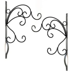 Support Mural Crochet Suspendu En MéTal IntéRieur ExtéRieur Crochet De Suspension DéCoratif Pour Suspendre Plante Fleur Panier Pot Mangeoire à Oiseaux -Promos Jardin Noble Magasin 96144752 2