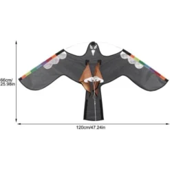 Cerf-Volant Effaroucheur D'oiseaux,Effaroucheur D'oiseaux Réfléchissant à Plumes - Cerf-Volant Volant Avec Ficelle De Cerf-Volant De 2 M, Cerf-Volant Pour Enfants -Promos Jardin Noble Magasin 96363107 3