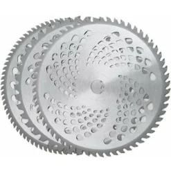 Lame De Débroussailleuse En Alliage De Carbure De 25,4 Cm Pour Désherbeur, 3 Lames De Désherbage Lame De Coupe-herbe Lame De Scie Circulaire Lame De Débroussailleuse 40T, 60T, 80T