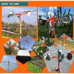 Effaroucheur Oiseaux, Repulsif Oiseaux - Réfléchissant Repulsif Oiseaux - 288 Surfaces Réfléchissantes - Convient Pour Jardin, Ferme, Verger Ou étangs -Promos Jardin Noble Magasin 96502070 3