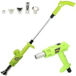 Brûleur D'herbe électrique 2000W Double Poignée 3en1 Désherbant Thermique