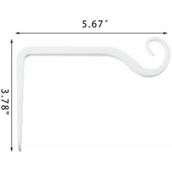 Paquet De 2 Crochets De Suspension Muraux Noirs, Supports De Panier Suspendu En Fer Forge En Metal, Support De Panier Suspendu Pour Mangeoires A Oiseaux/plantes/lanternes/carillons Eoliens (avec Vis) 8 Paquet De 2 Crochets De Suspension Muraux Noirs, Supports De Panier Suspendu En Fer Forge En Metal, Support De Panier Suspendu Pour Mangeoires A Oiseaux/plantes/lanternes/carillons Eoliens (avec Vis) -Promos Jardin Noble Magasin 96948231 2