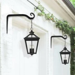 Paquet De 2 Crochets De Suspension Muraux Noirs, Supports De Panier Suspendu En Fer Forge En Metal, Support De Panier Suspendu Pour Mangeoires A Oiseaux/plantes/lanternes/carillons Eoliens (avec Vis) 10 Paquet De 2 Crochets De Suspension Muraux Noirs, Supports De Panier Suspendu En Fer Forge En Metal, Support De Panier Suspendu Pour Mangeoires A Oiseaux/plantes/lanternes/carillons Eoliens (avec Vis) -Promos Jardin Noble Magasin 96948231 4