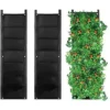 Sac à Plantes à Suspendre, Lot De 2, 7 Poches, Sacs à Plantes Verticaux, Sac à Plantes Pour L'intérieur, L'extérieur, Le Jardin, Le Balcon, La Terrasse, La Décoration De La Maison (noir)