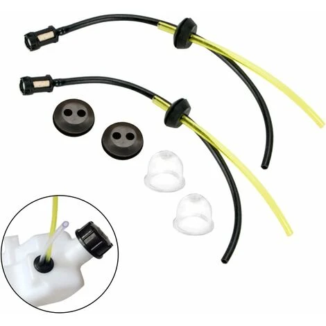 Deux Ensembles Universels De Filtres à Essence Avec Joints Et Passe-durites Pour Tuyaux D'essence De Tondeuses Et Débroussailleuses 7 Deux Ensembles Universels De Filtres à Essence Avec Joints Et Passe-durites Pour Tuyaux D'essence De Tondeuses Et Débroussailleuses – Image 5