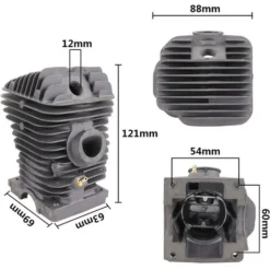 Nouveau Kit De Piston De Cylindre STIHL 250 Ensemble D'accessoires De Piston De 5 Pièces -Promos Jardin Noble Magasin 97245025 4