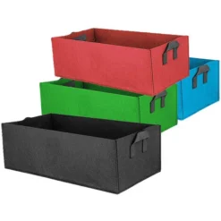 Sac De Plantation Non Tissé épaissi Sac De Plantation De Beauté Rectangulaire Sac De Plantation Sac De Pépinière Pot De Fleur Balcon Sac De Légumes Bleu Ciel Grand -Promos Jardin Noble Magasin 97245678 5