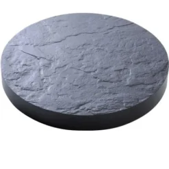 EDA PLASTIQUES Support A Roulettes - Ø 30 Cm - Gris Ardoise