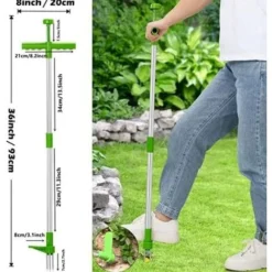 Extracteur De Mauvaises Herbes Manuel Avec Poignée En Acier Et 3 Griffes -Promos Jardin Noble Magasin 97500529 5