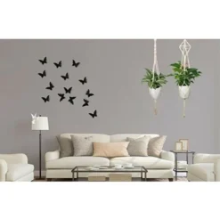 Ensemble De 4 Porte-plantes En Pot De Fleurs Porte-plantes En Macramé D'intérieur Et D'extérieur 11 Ensemble De 4 Porte-plantes En Pot De Fleurs Porte-plantes En Macramé D'intérieur Et D'extérieur -Promos Jardin Noble Magasin 97565095 5