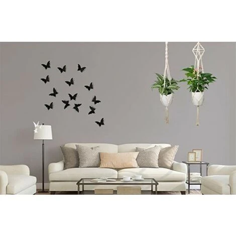 Ensemble De 4 Porte-plantes En Pot De Fleurs Porte-plantes En Macramé D'intérieur Et D'extérieur 7 Ensemble De 4 Porte-plantes En Pot De Fleurs Porte-plantes En Macramé D'intérieur Et D'extérieur – Image 5