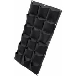 Sac De Plantation Vertical Suspendu Au Mur Pot De Fleur De Plantation Verte, Fournitures De Jardinage De Balcon De Mur De Ménage