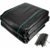 Toile De Paillage Contre Les Mauvaises Herbes 25Mx2M Avec 50 Piquets Anti-UV 100g/m2 -Promos Jardin Noble Magasin 97810493 1